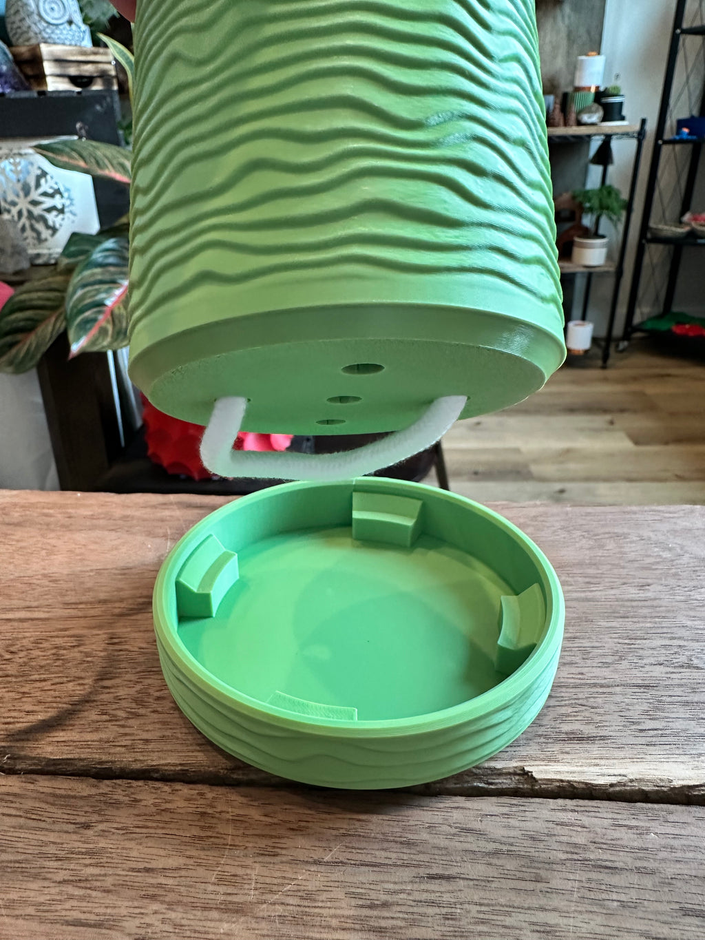 Driftstone Planter – 3D Printed Modern Plant Pot with Rapids Texture | Indoor Planter | Large