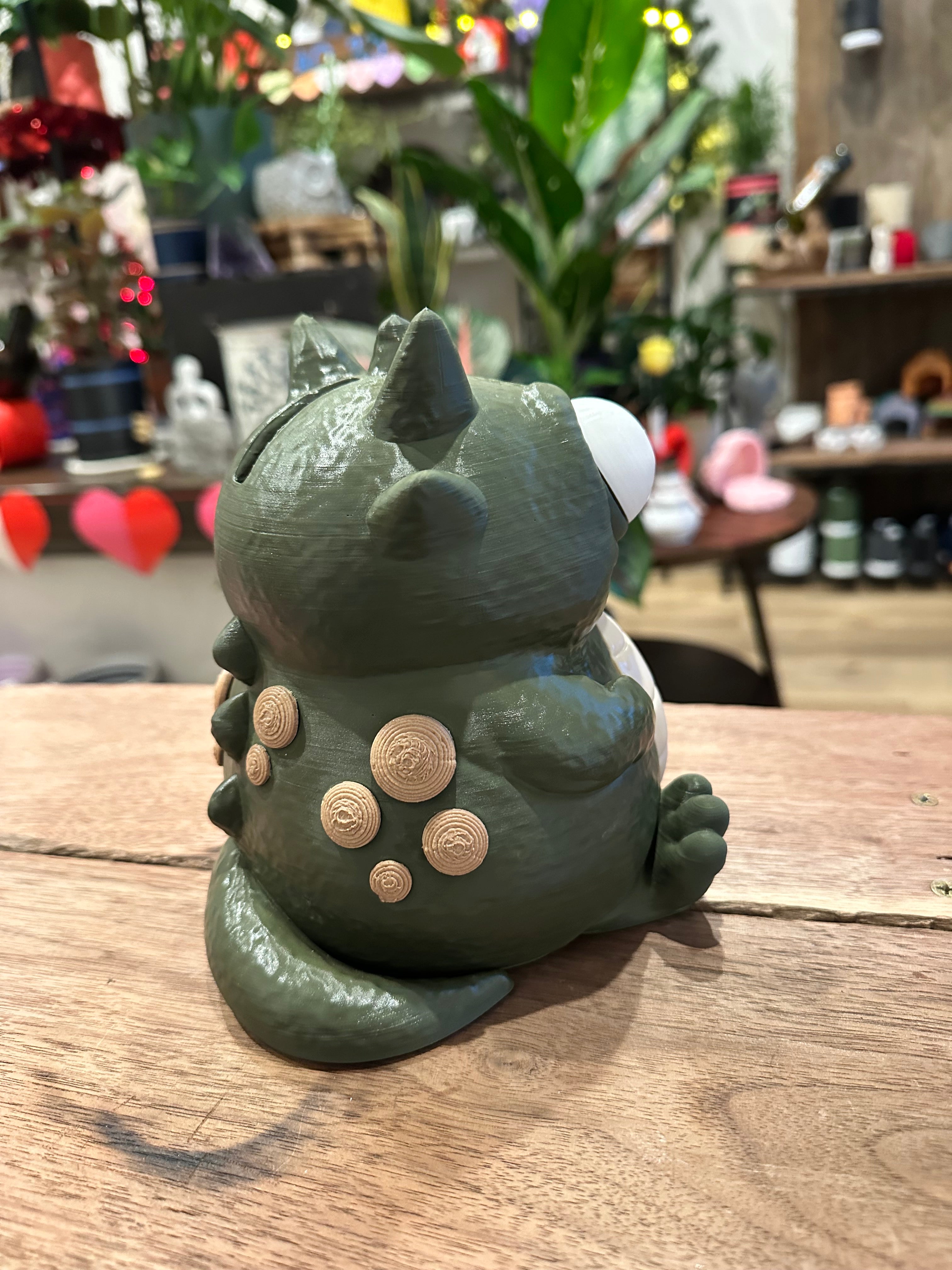 Hoard Guardian Dragon Bank – Cute 3D Printed Dragon Coin Bank