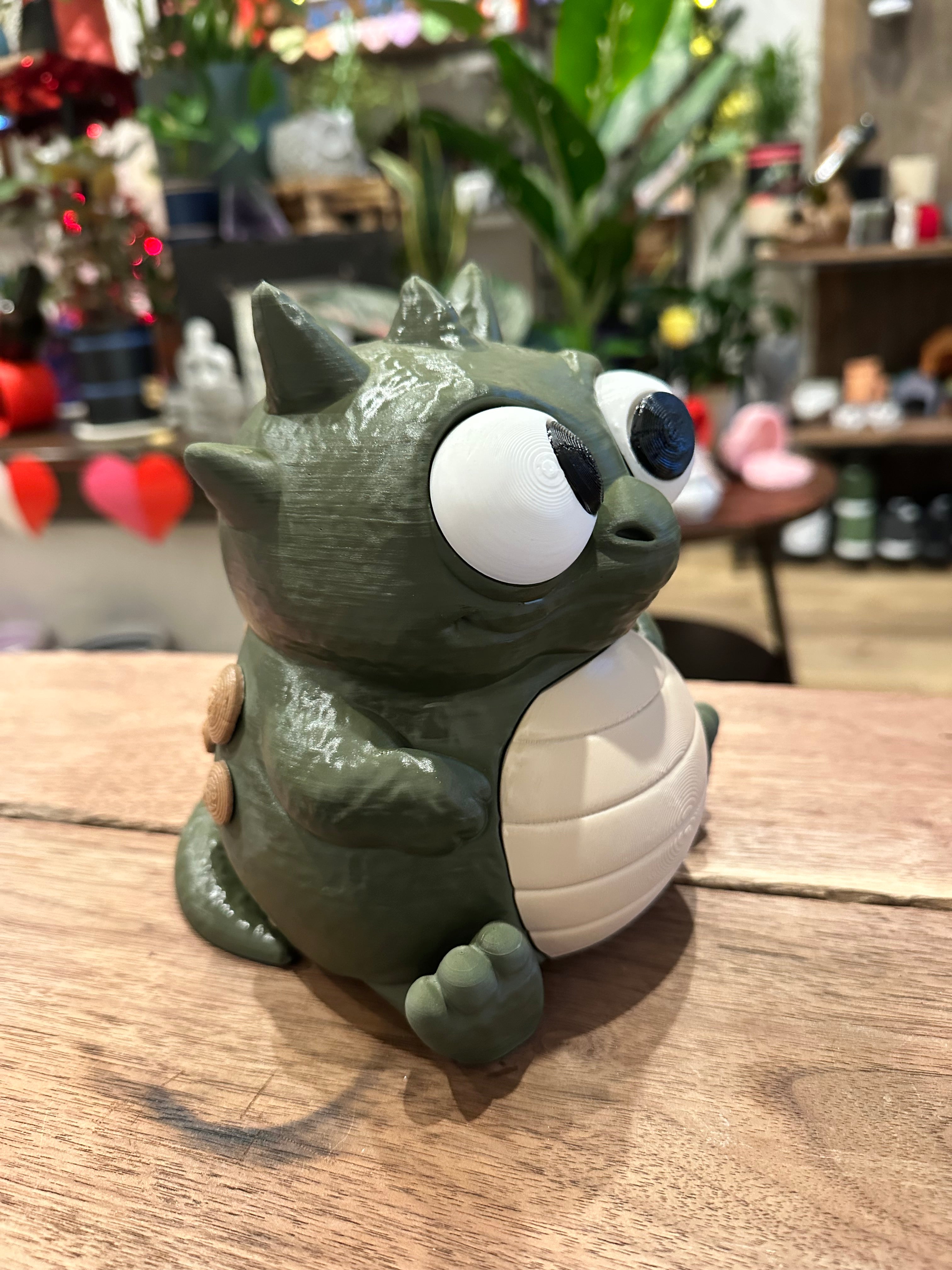 Hoard Guardian Dragon Bank – Cute 3D Printed Dragon Coin Bank