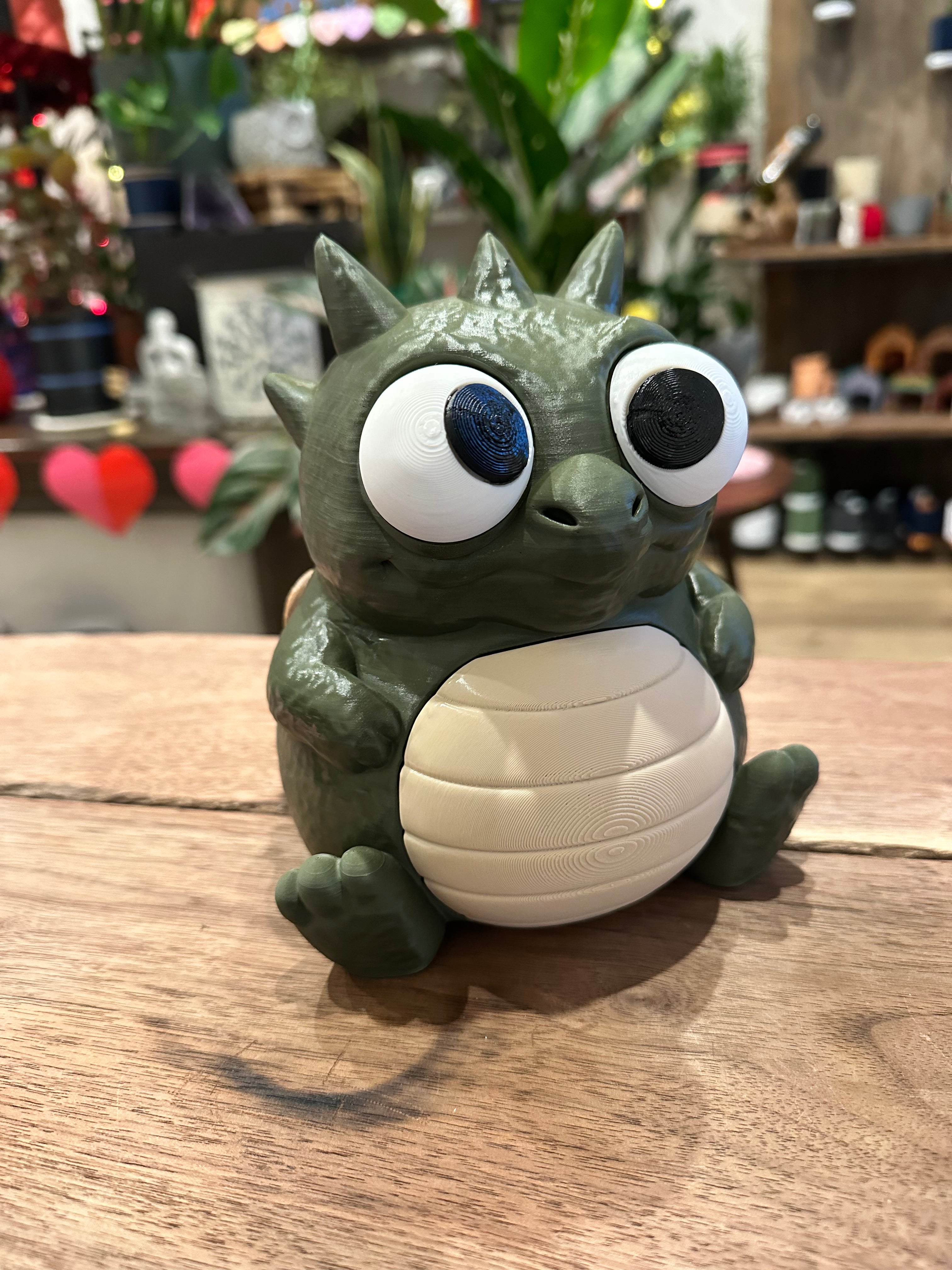 Hoard Guardian Dragon Bank – Cute 3D Printed Dragon Coin Bank