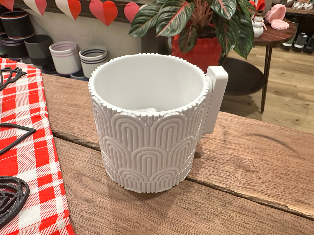 The "Art Deco" Self-Watering Wall Planters