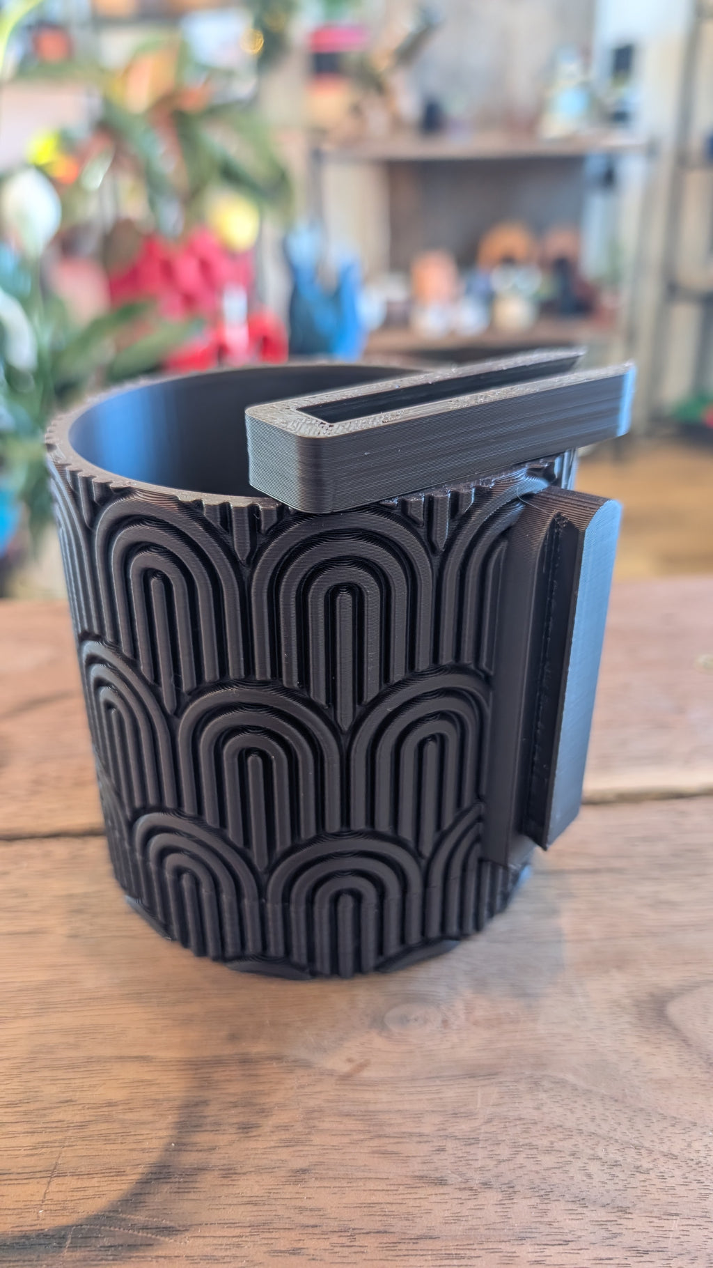 The "Art Deco" Self-Watering Wall Planters