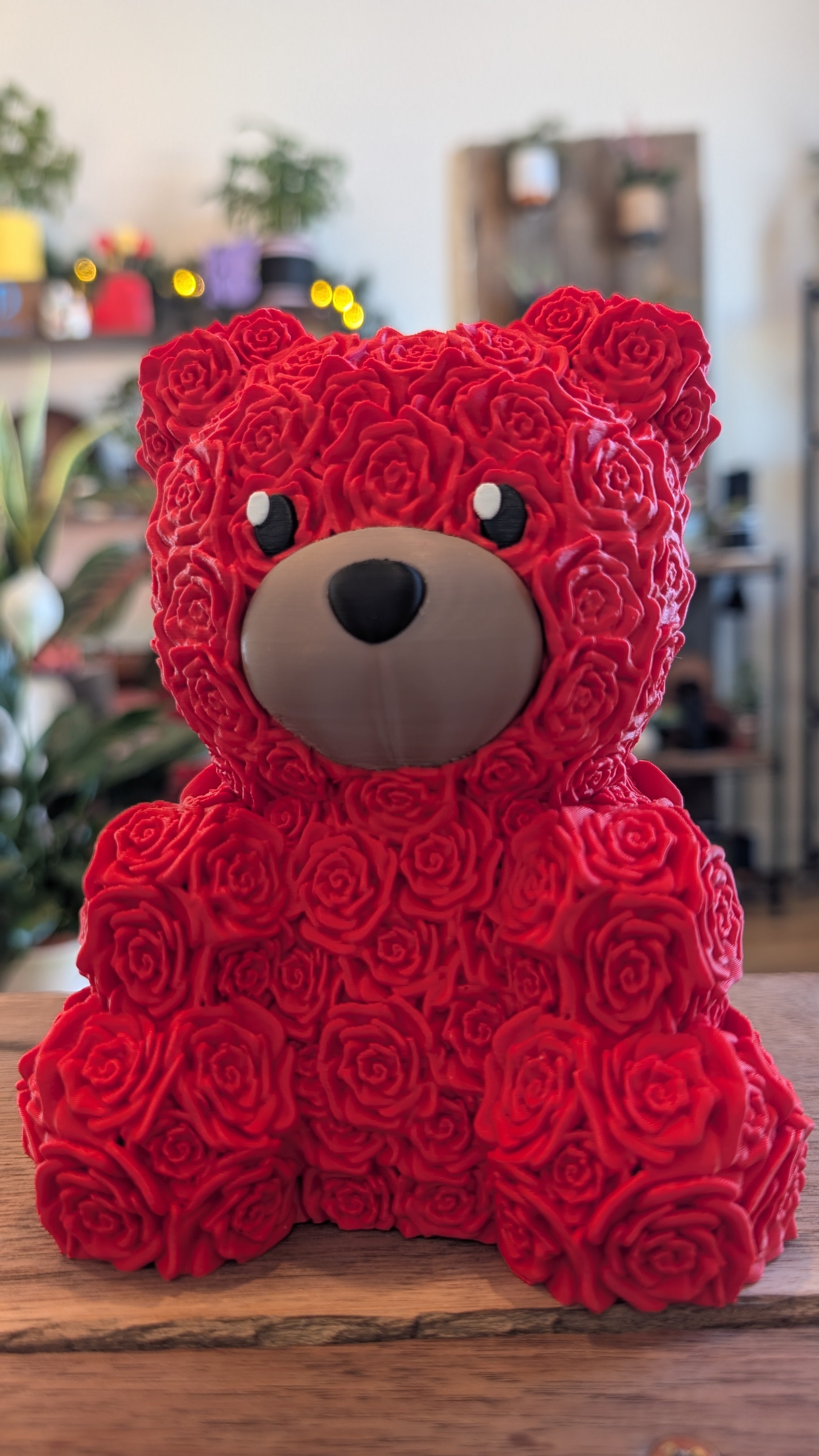 The "Rose-Petal" Teddy Bear Sculpture