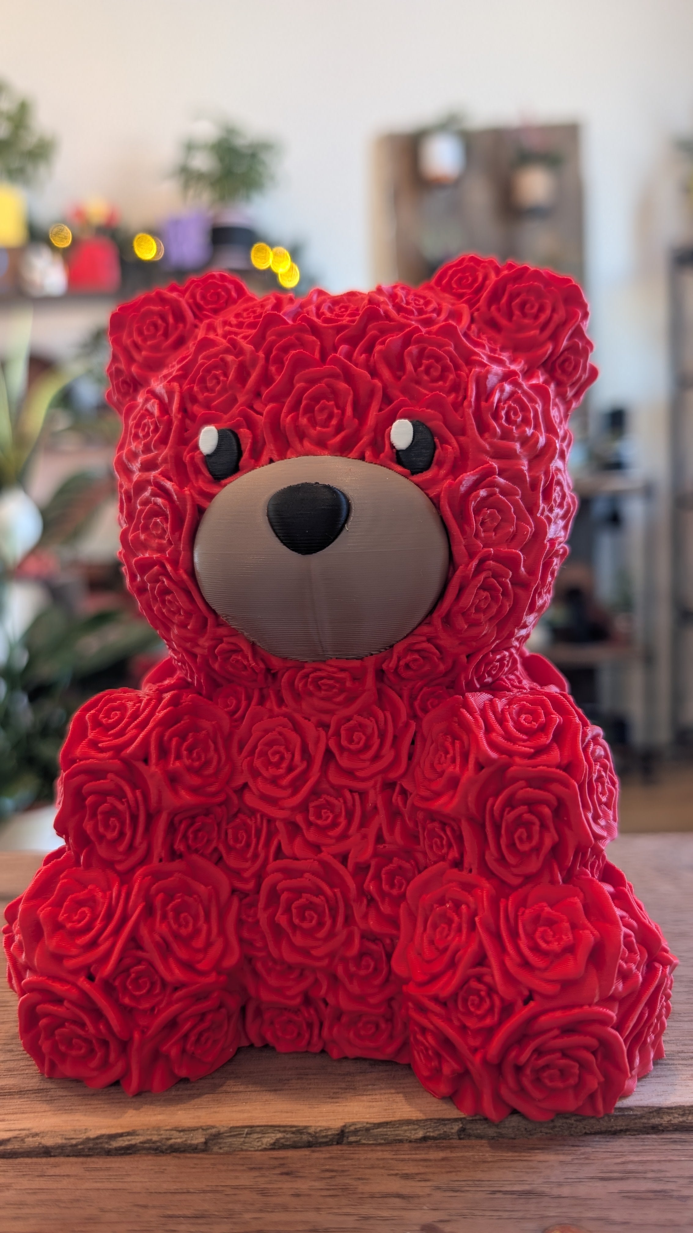 The "Rose-Petal" Teddy Bear Sculpture