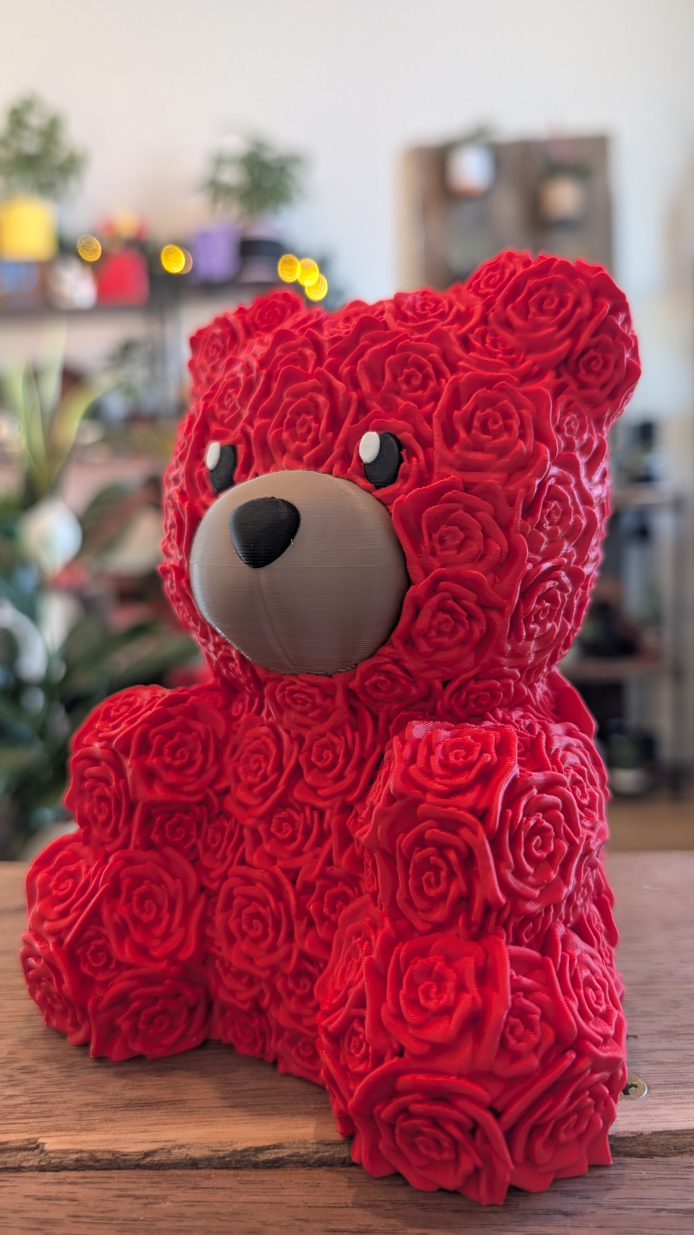 The "Rose-Petal" Teddy Bear Sculpture