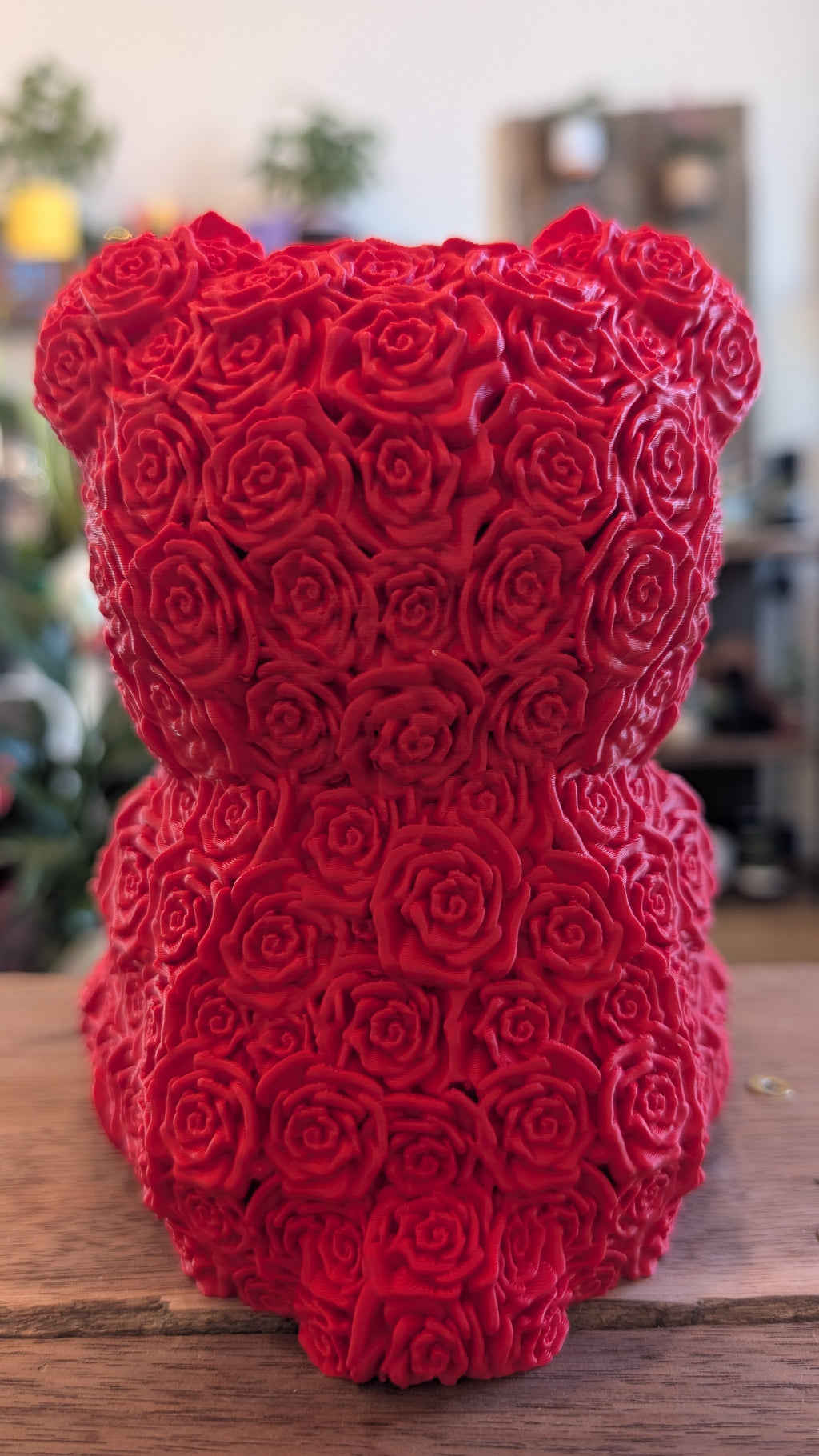 The "Rose-Petal" Teddy Bear Sculpture