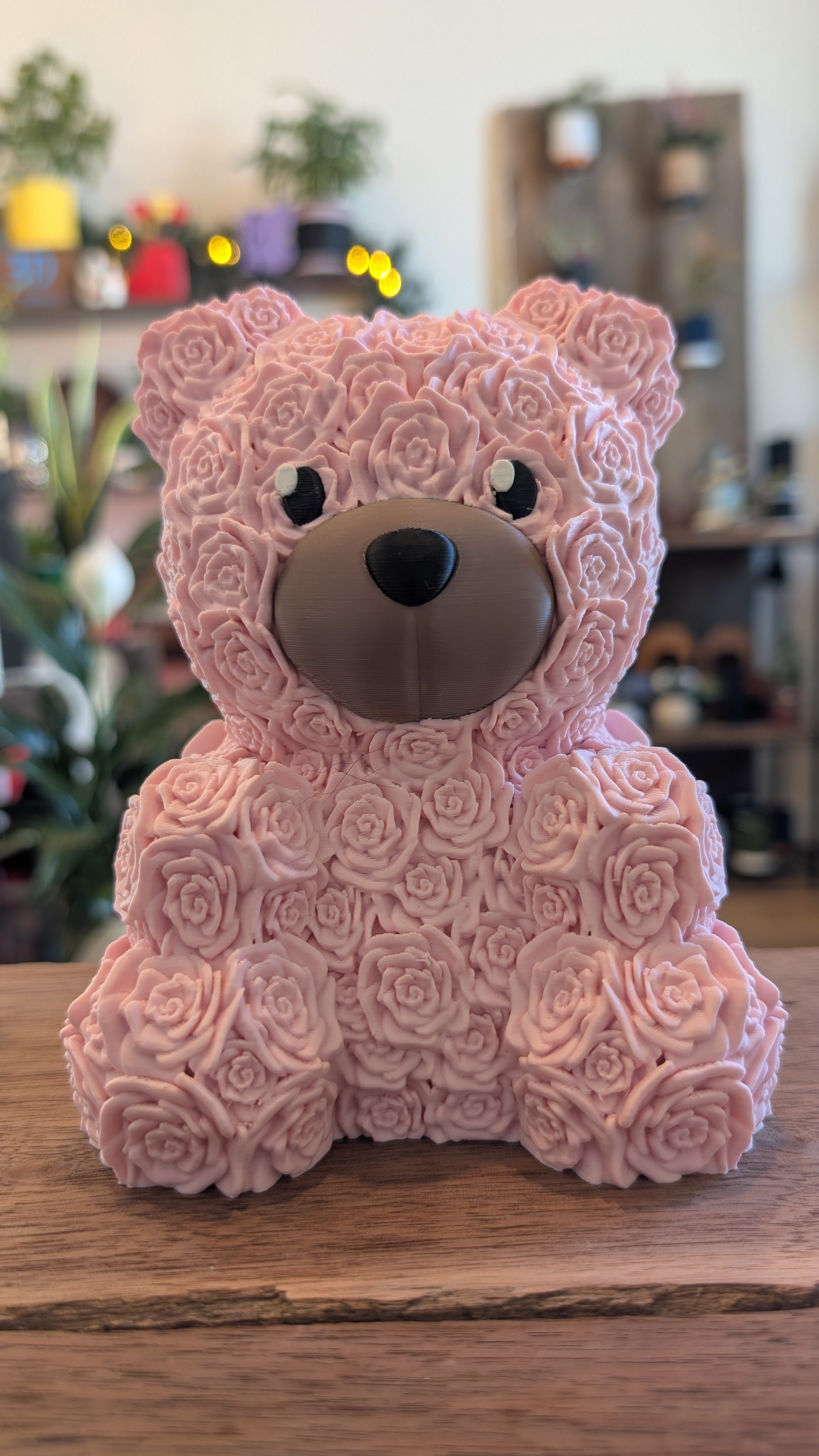 The "Rose-Petal" Teddy Bear Sculpture