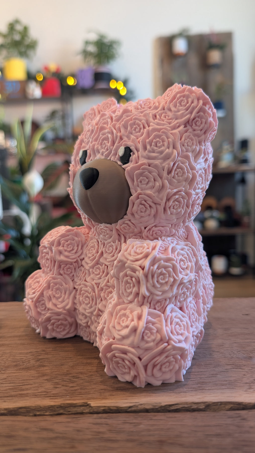 The "Rose-Petal" Teddy Bear Sculpture