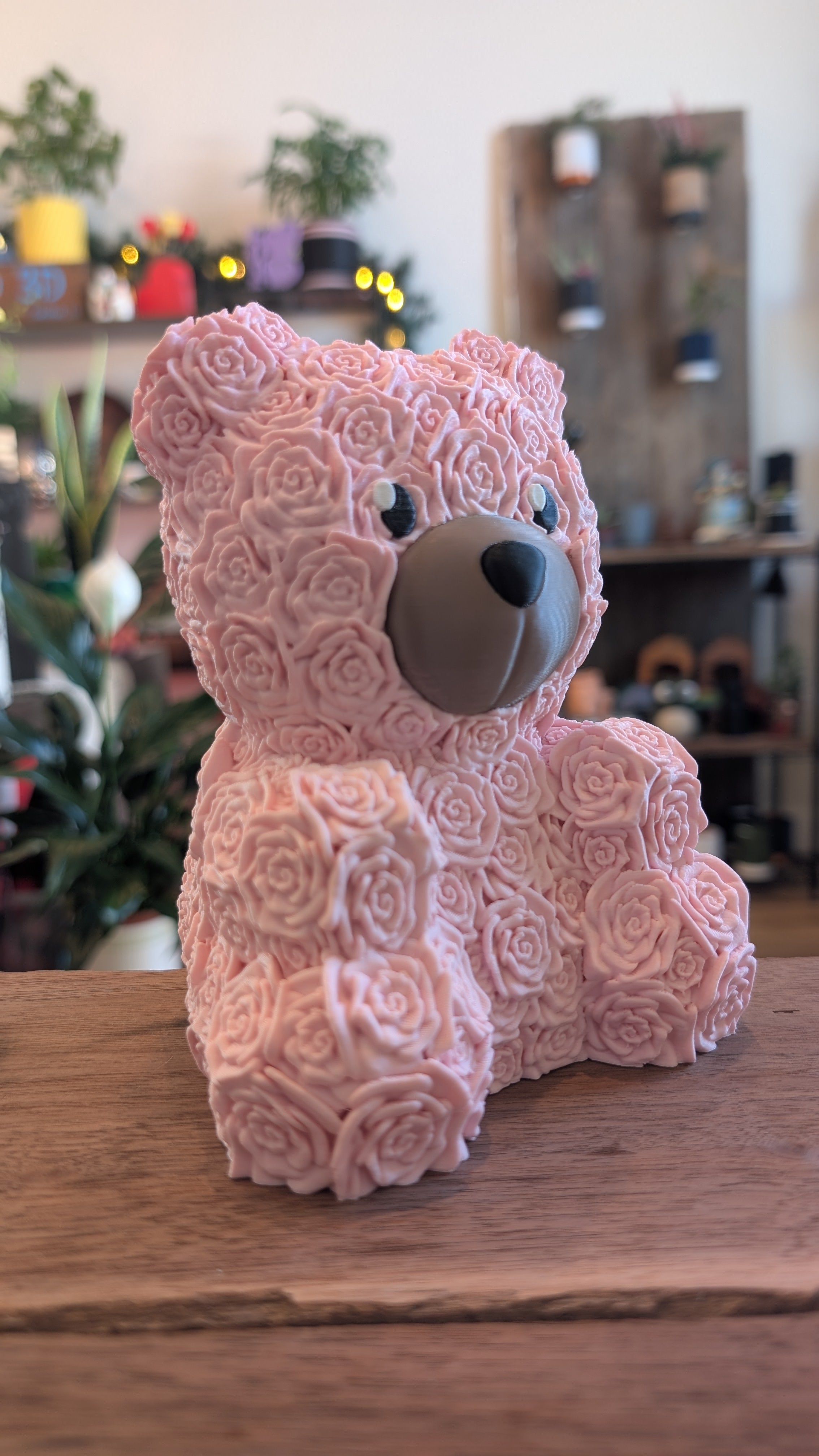 The "Rose-Petal" Teddy Bear Sculpture