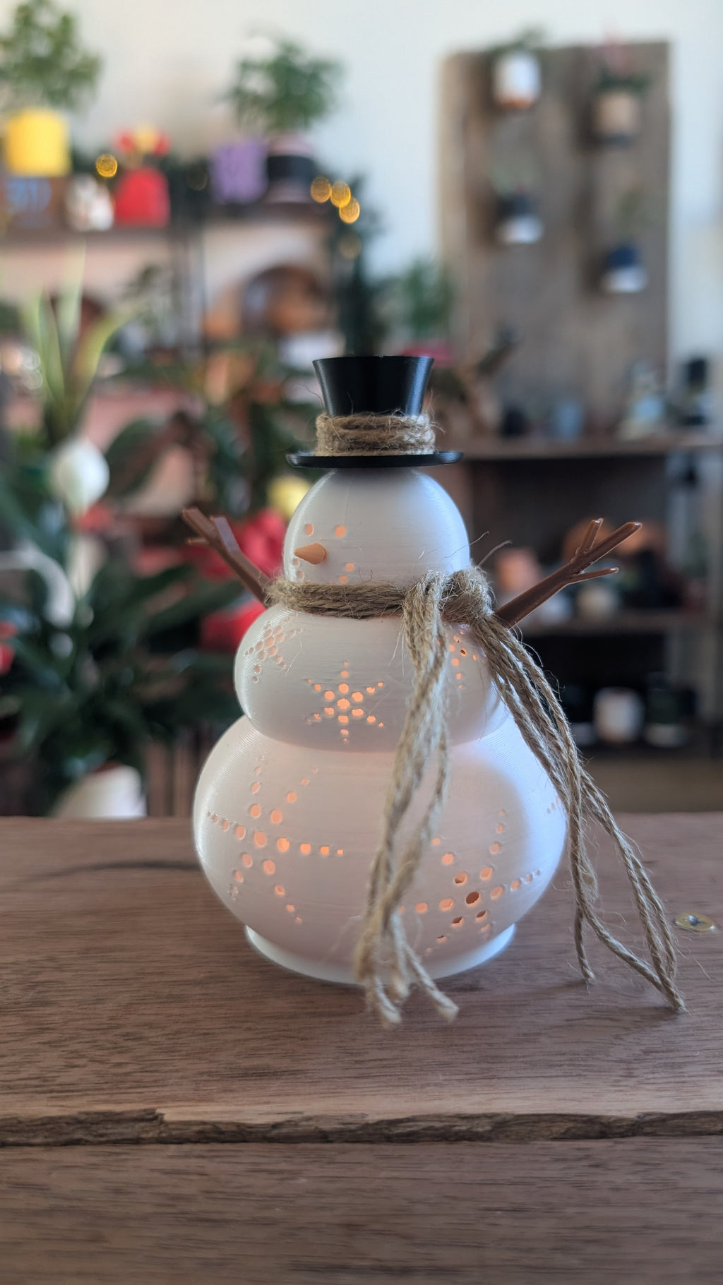 The "Snowflake Glow" Festive Luminary