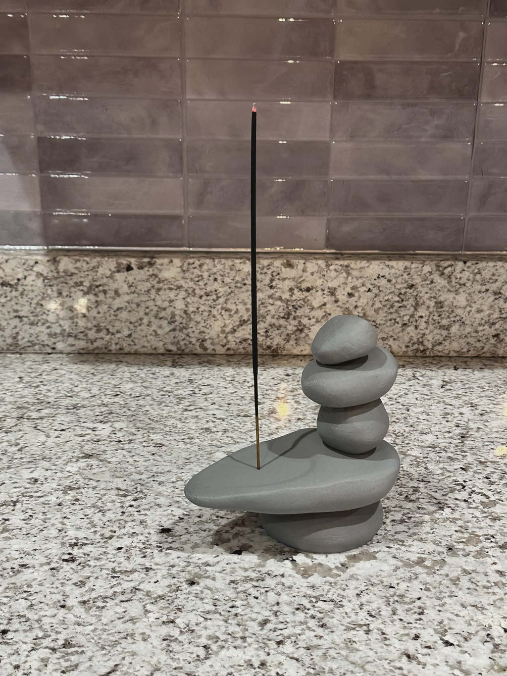 Incense Holder - Stacked Stone