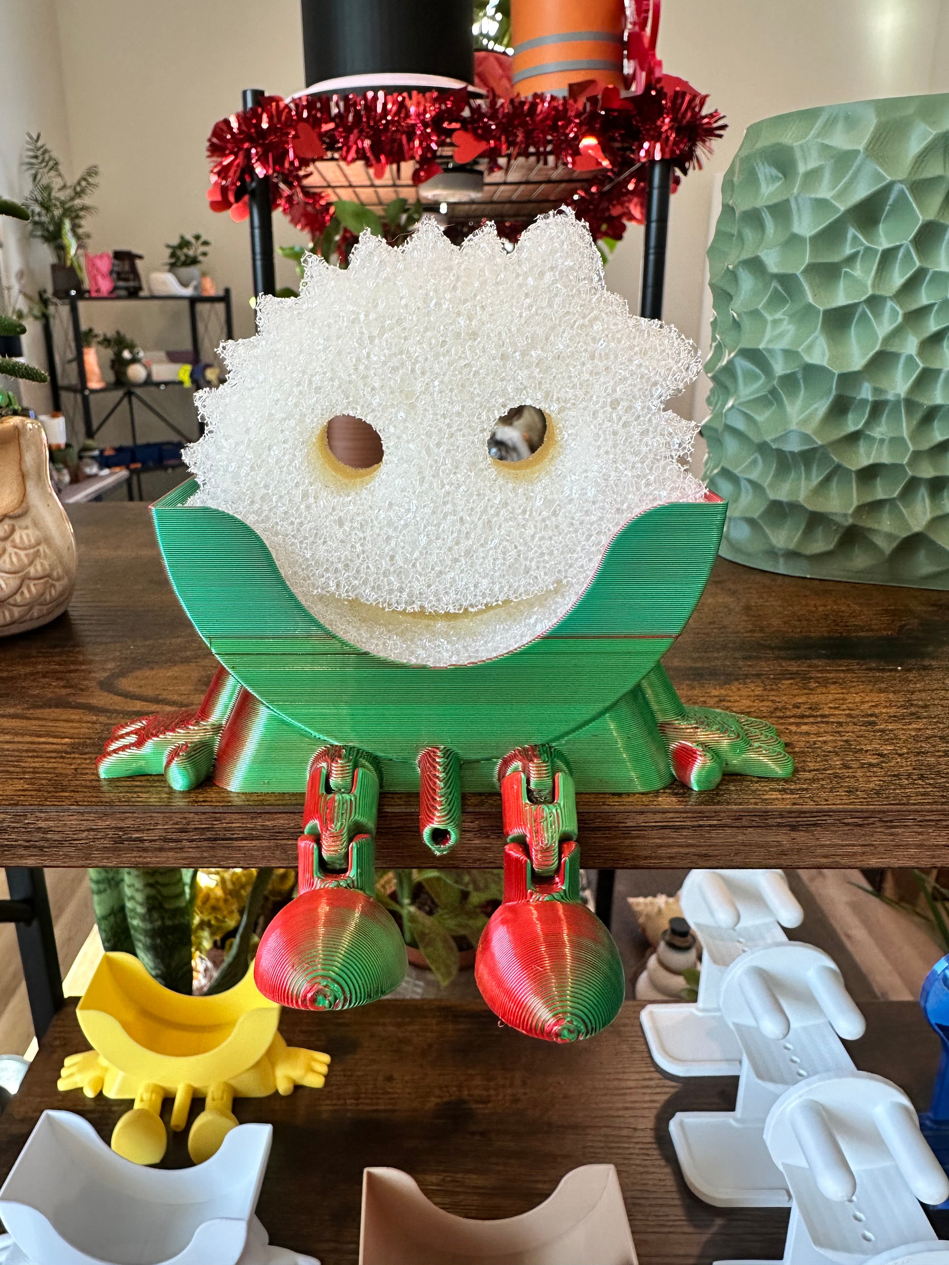 Little Dripper sponge holder available in multiple colors
