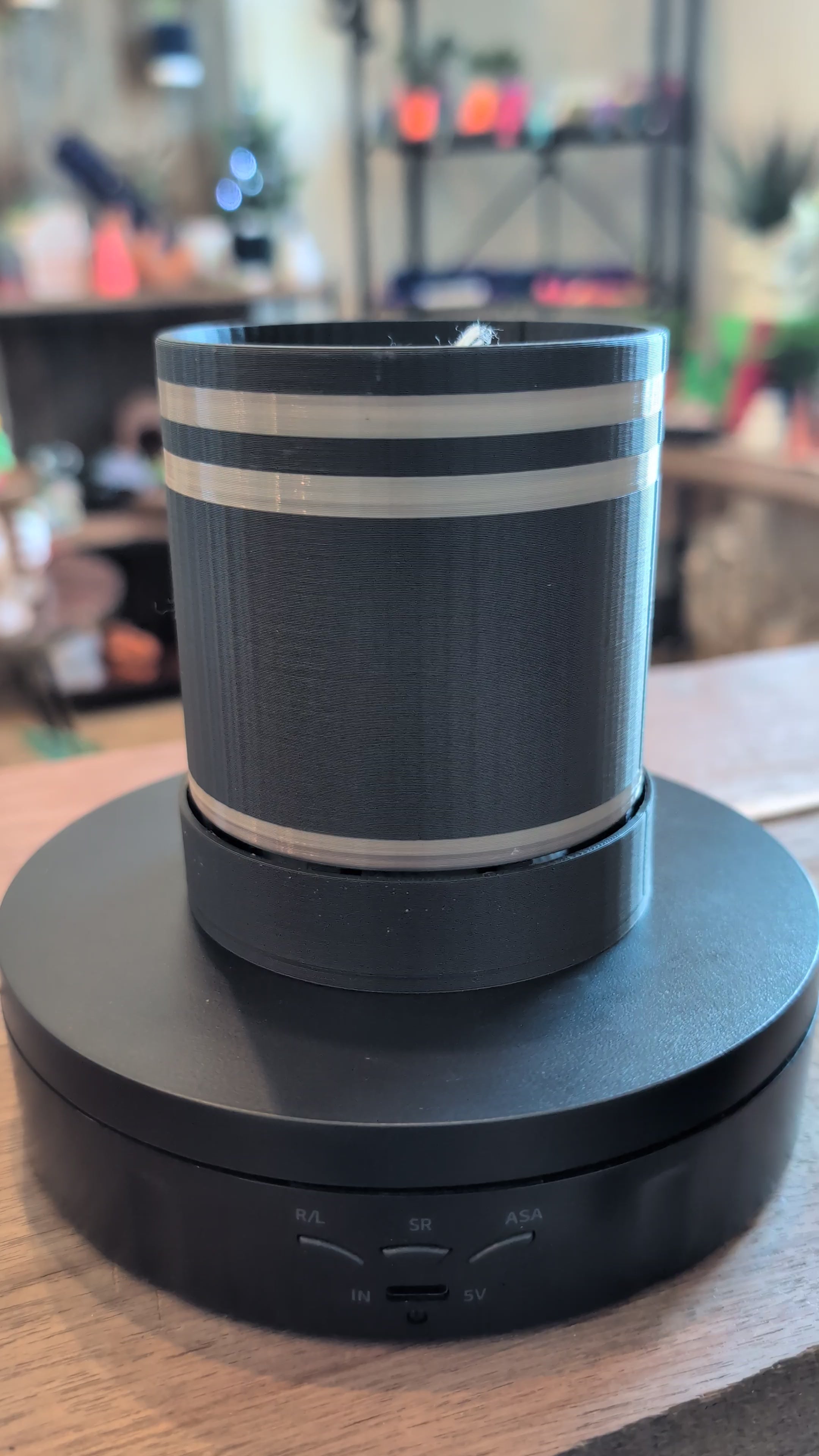 Small Bottom Watering Planter (3x3 Inch) Slim Base