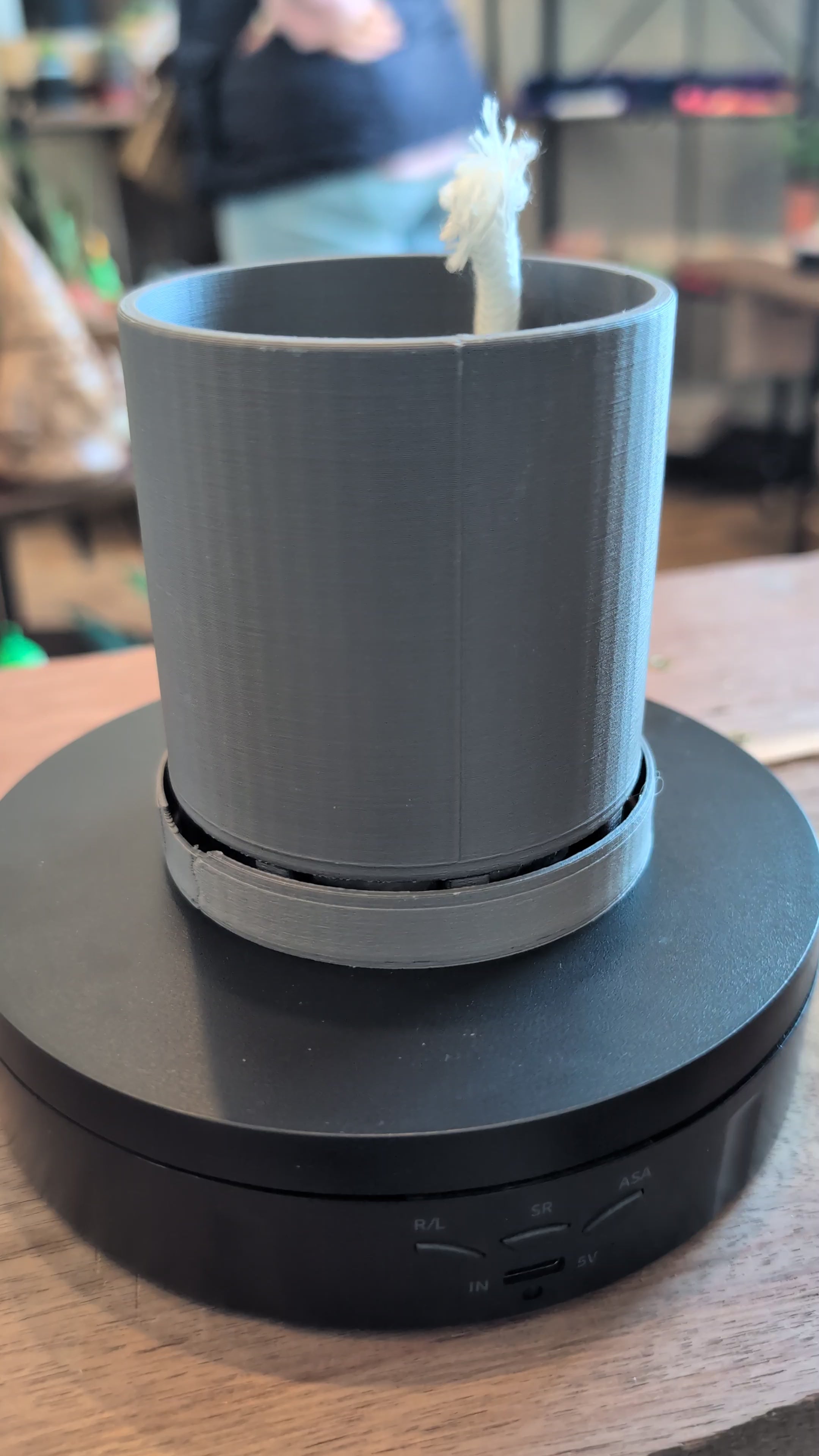 Small Bottom Watering Planter (3x3 Inch) Slim Base